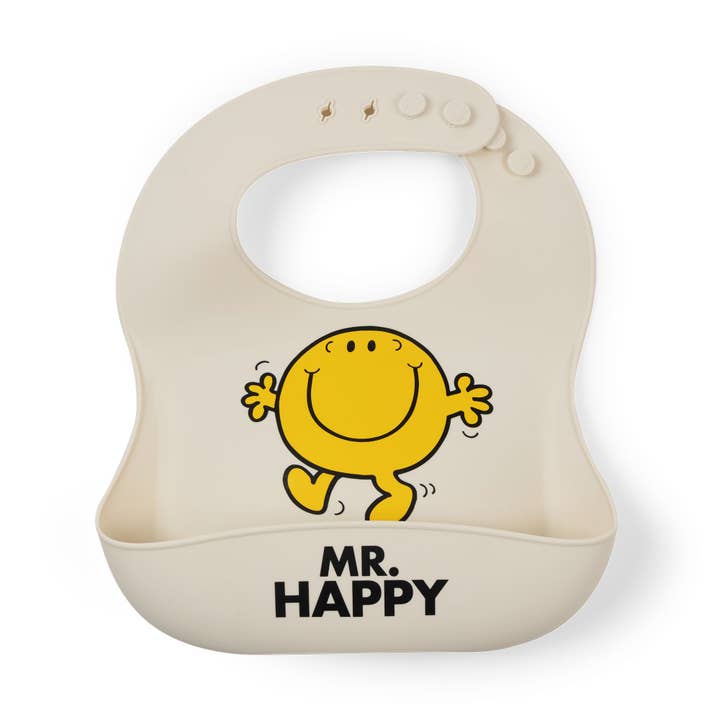 JuJuBe - Wholesale Bib - Baby - Silicone Bib Mr. Happy