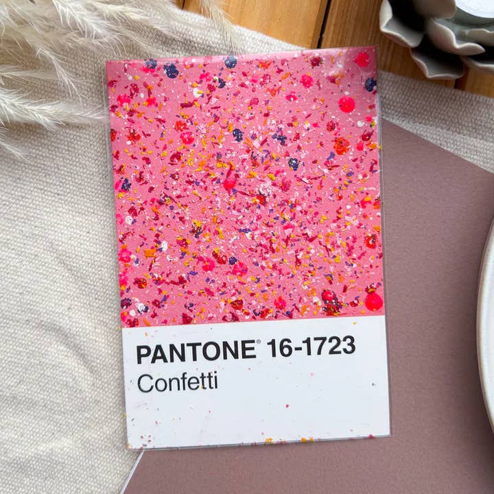 Confetti ansichtkaart voor wholesale door zweiraumkunst