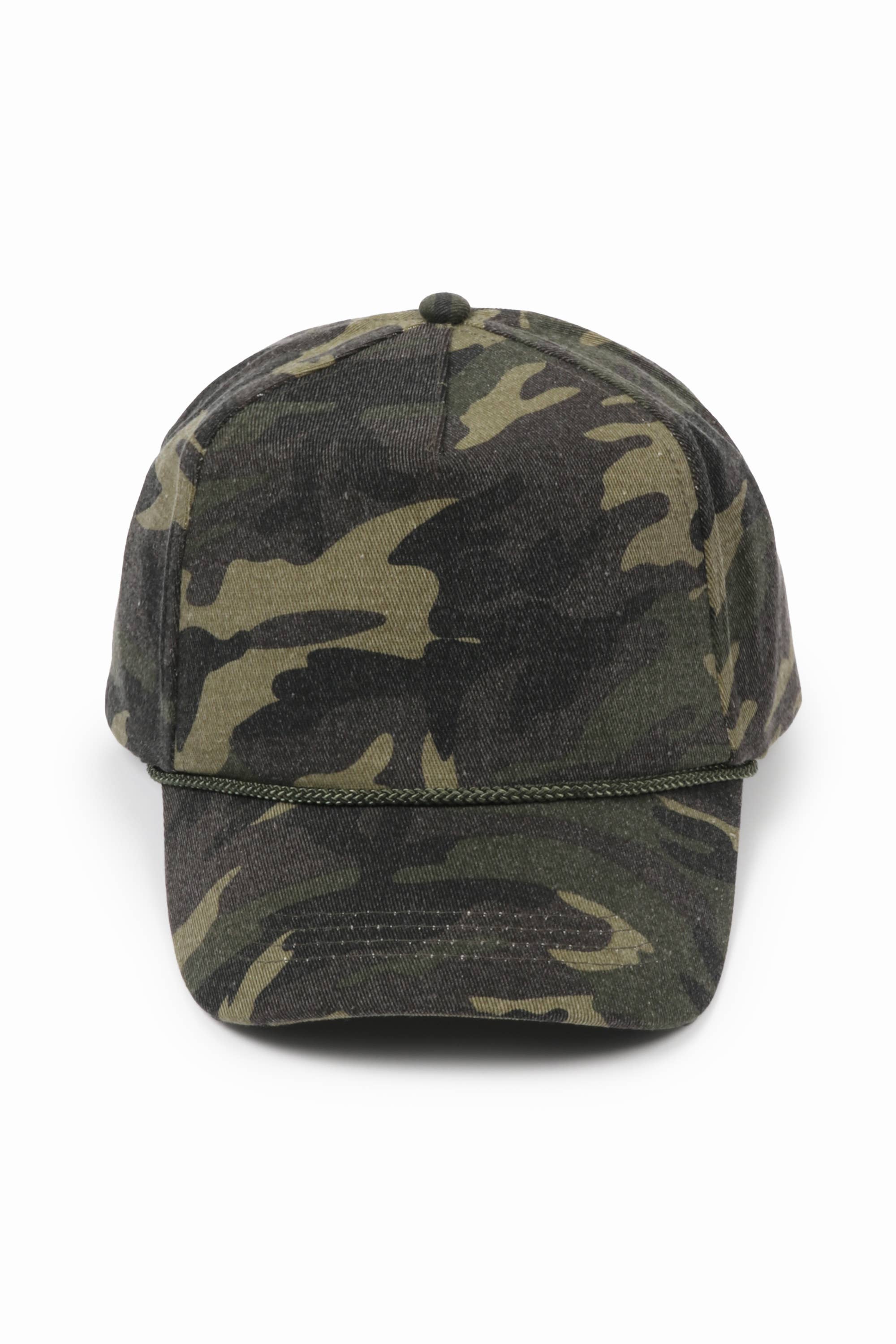 CAMO PRINT 5 Panel Blank Cap for wholesale on Faire0