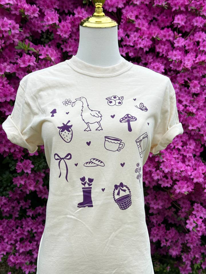 Cottage Core Things Tee for wholesale by Blush & Brim Co