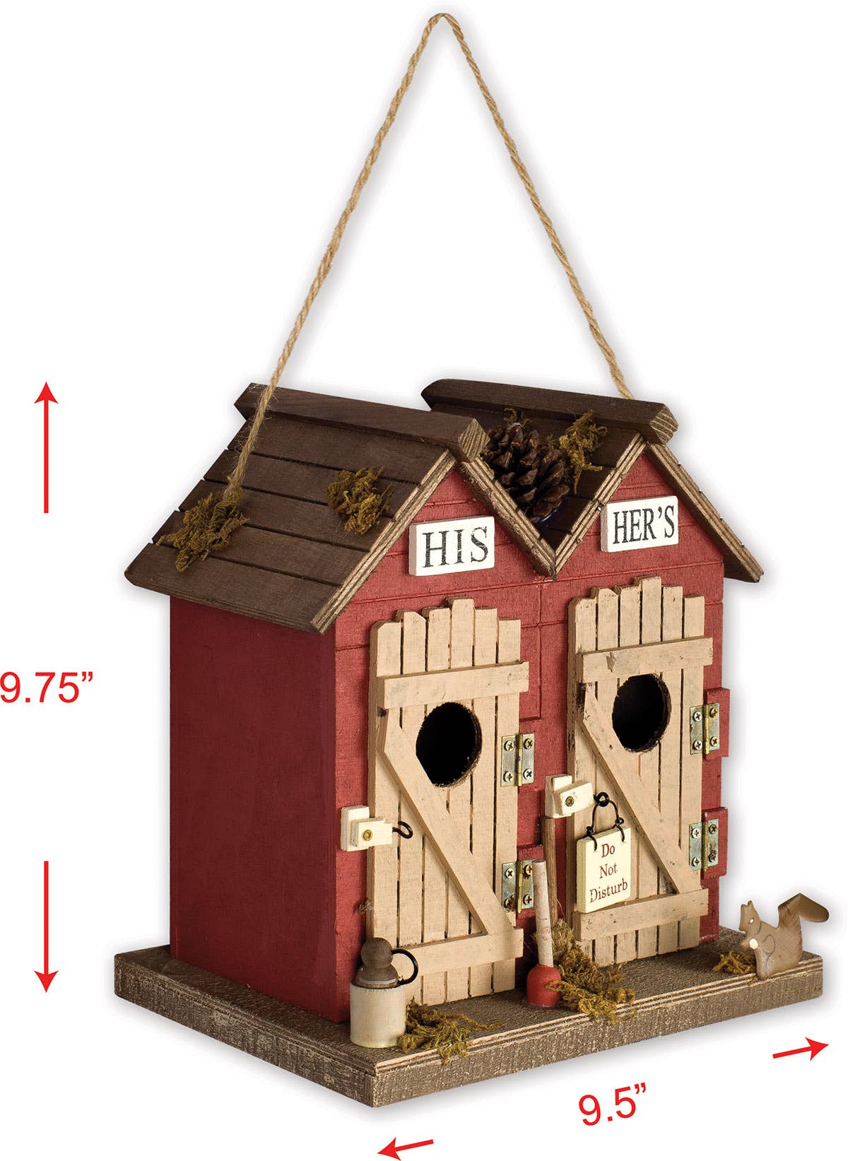 Sunset Vista Designs - Wholesale Bird House - Outhouse Birdhouse1
