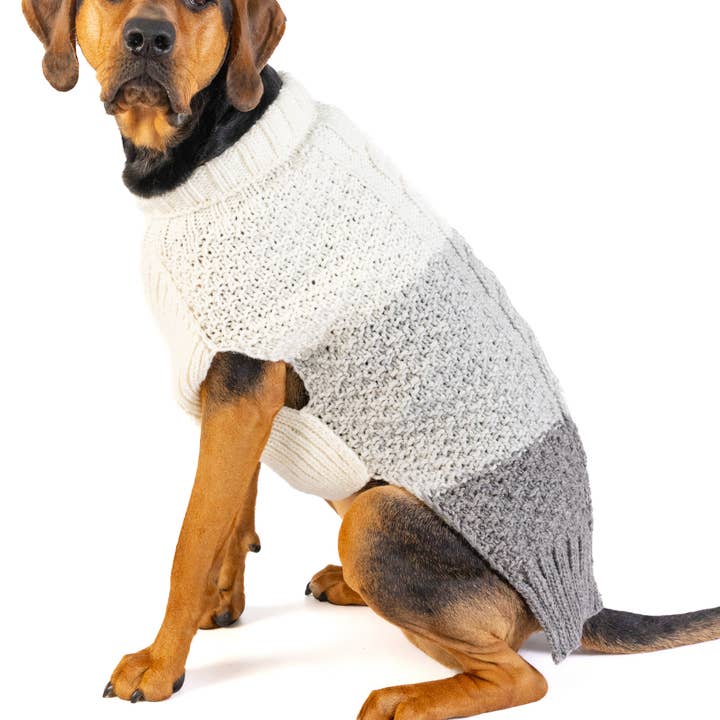 CHILLY DOG LLC - Wholesale Pet Sweater - Dog - Chilly Dog Color Block Cable Dog & Cat Sweater1