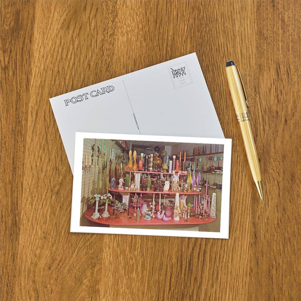 Found Image Press - Wholesale Postcard - Postcard NP-976 Gift Shop Candles1