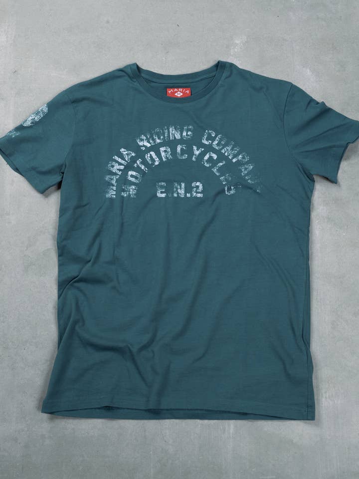 T-shirt - EN2 - Petrol Green for wholesale by Maria Riding Company