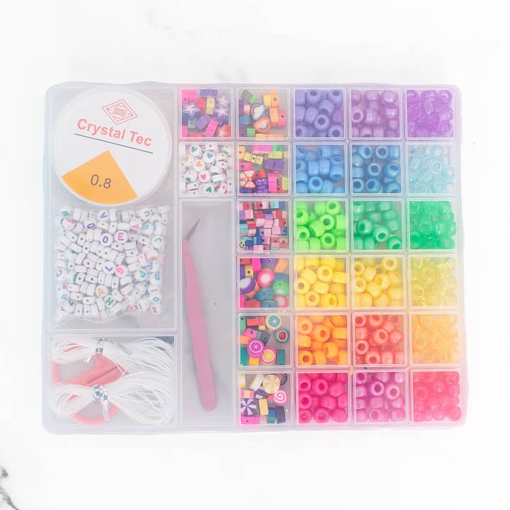 Kit de Missangas Arco-Íris Pónei por atacado de Golden Thread