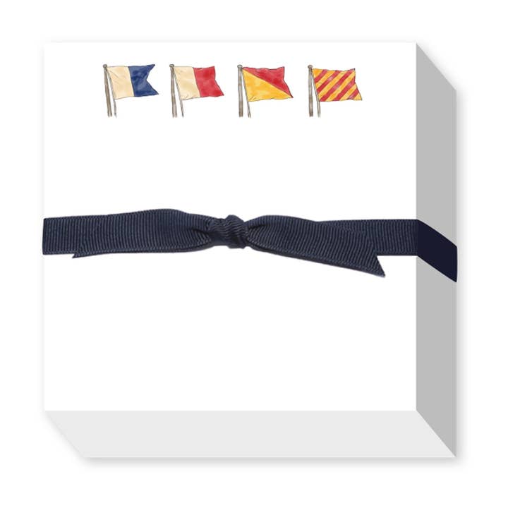 NAUTICAL FLAGS CHUBBIE NOTEPAD for wholesale by Donovan Designs