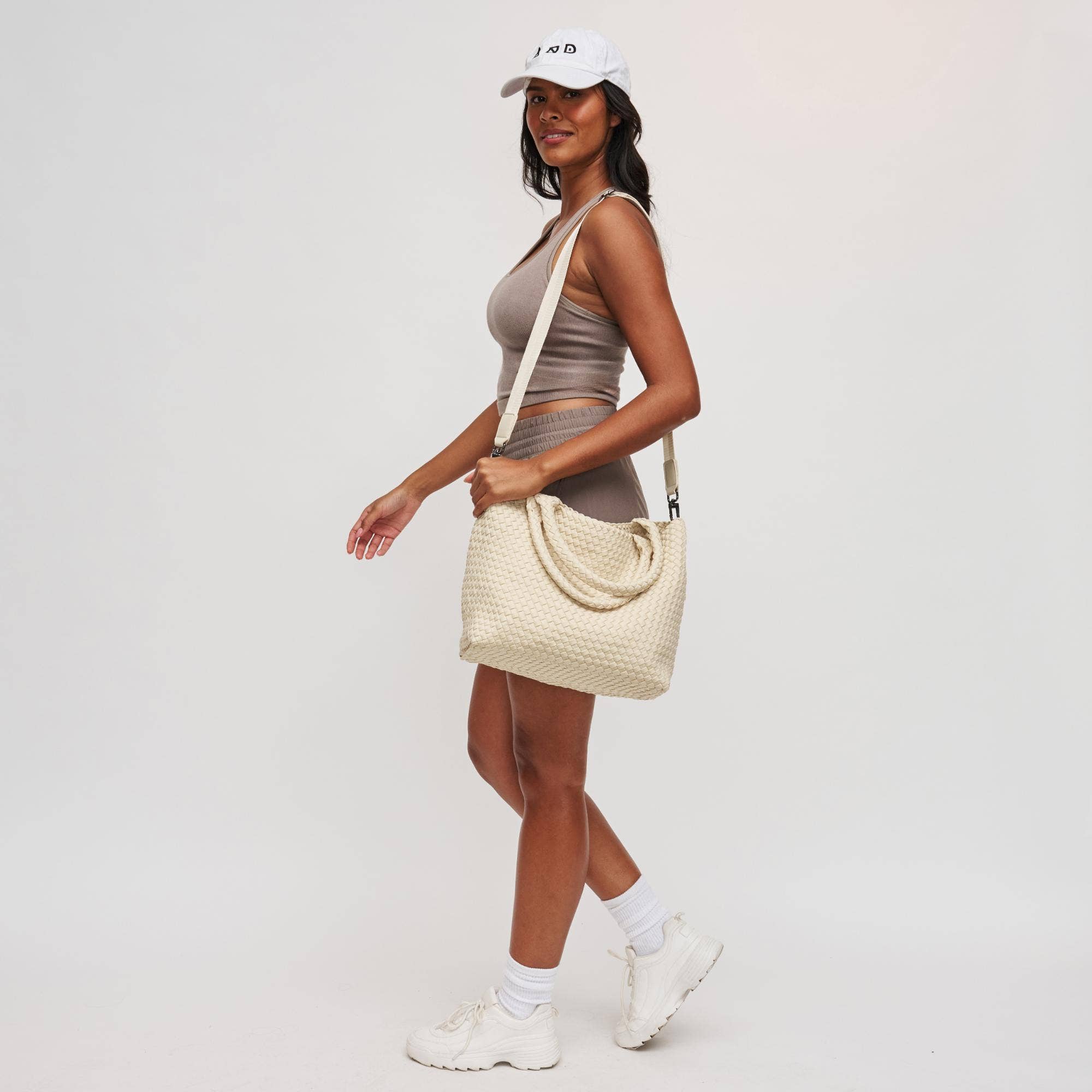 Sol and Selene - Vendita all'ingrosso Borsa tote - Donna - Borsa Media in Neoprene Intrecciato "Sky's The Limit"127
