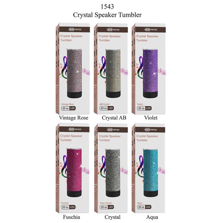 Tech Trendz - Wholesale Speakers - Crystal Speaker Tumbler6