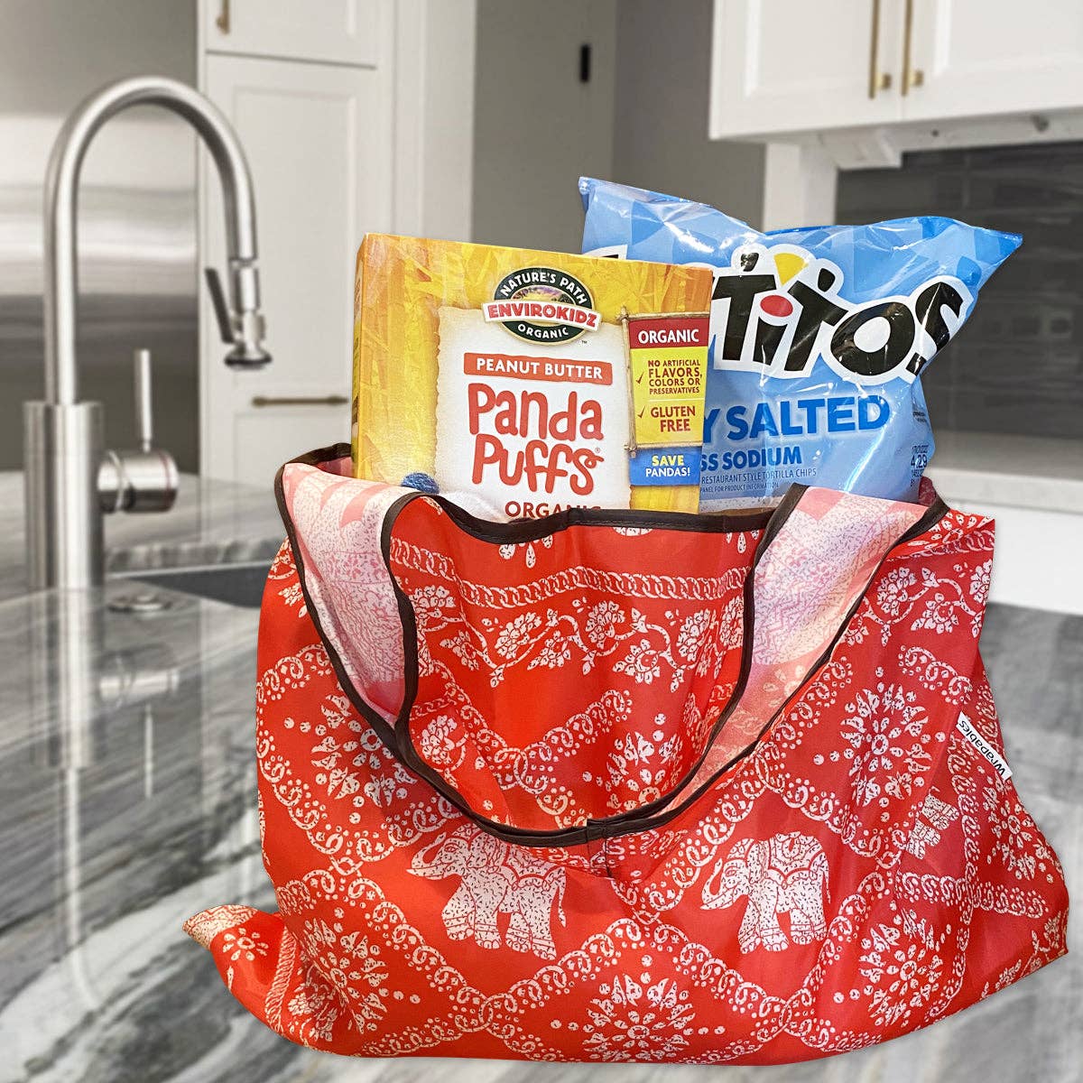 Wrapables.com - Wholesale Grocery/Shopping Bag - Wrapables Eco-Friendly Large Nylon Reusable  Bags (Set of 3)198