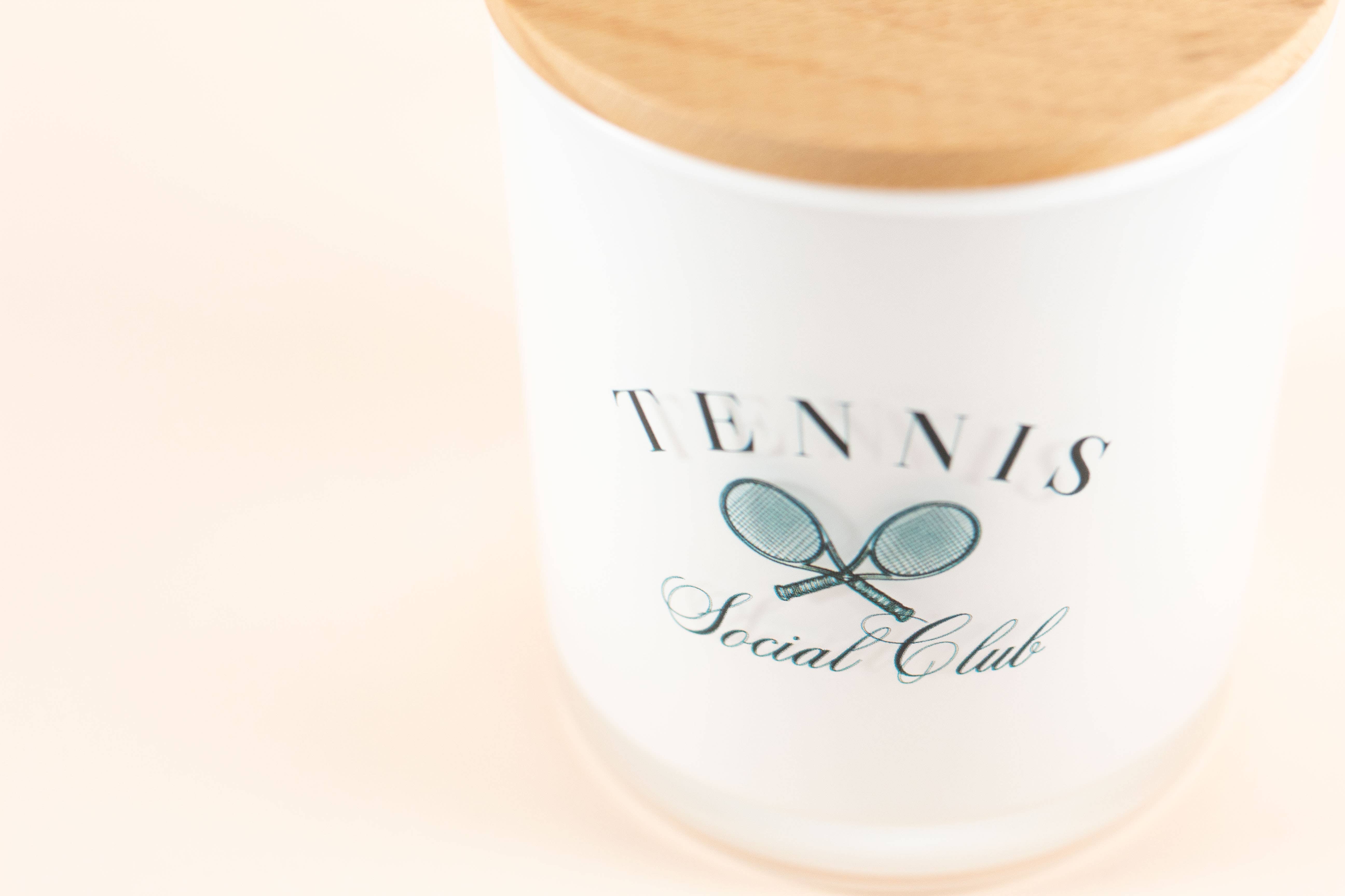 Unplug Soy Candles - Wholesale Jar/Filled Candle - Tennis Social Club Soy Candle1