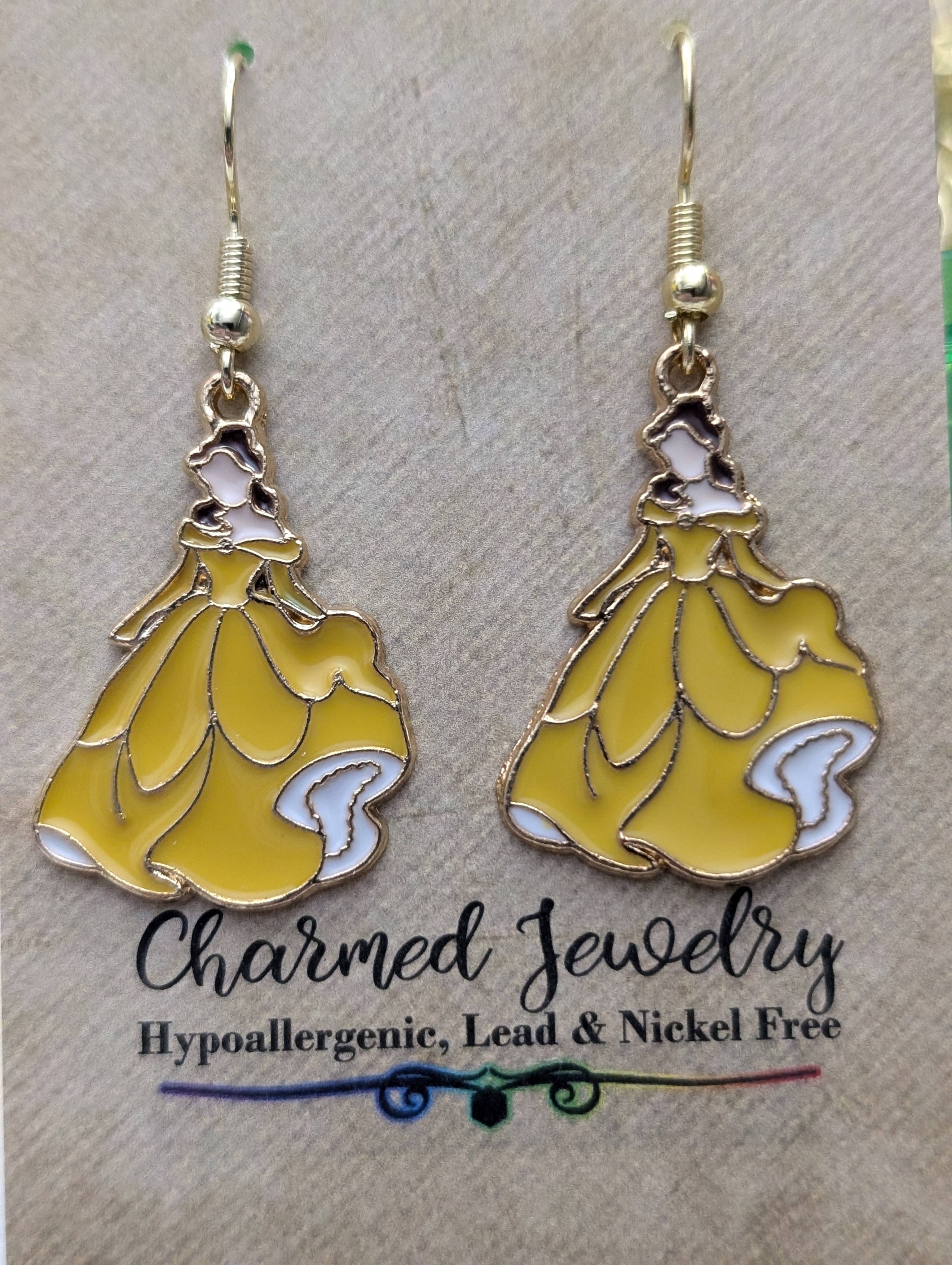 Con-Quest Crafts - Wholesale Dangle Earrings - Fairy Tale Princess Inspired Earrings &Necklaces12