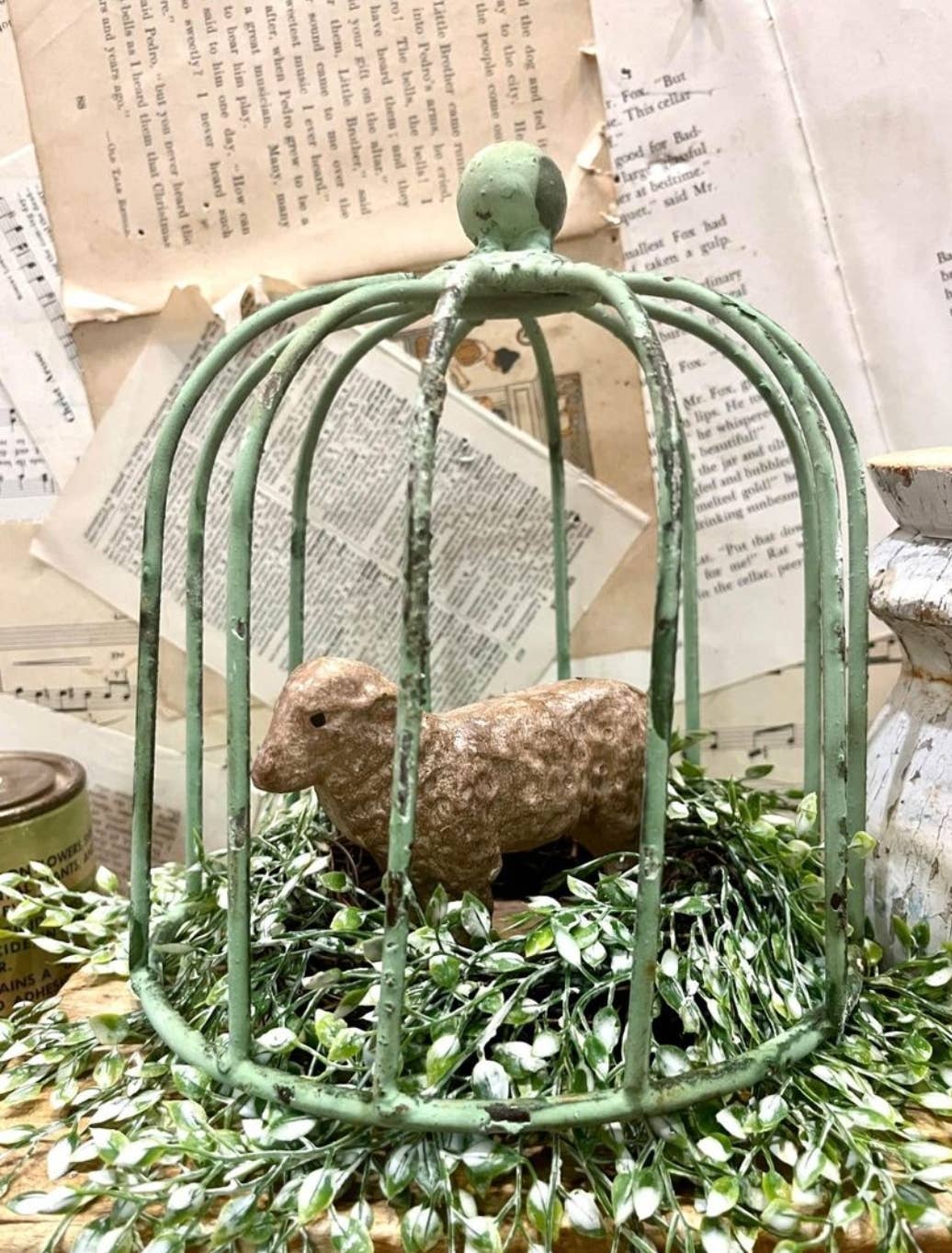 Garden Iron And More - Wholesale Outdoor Ornament/Decor - Solid Steel Lilly Topiary with Tin Ball on Top4