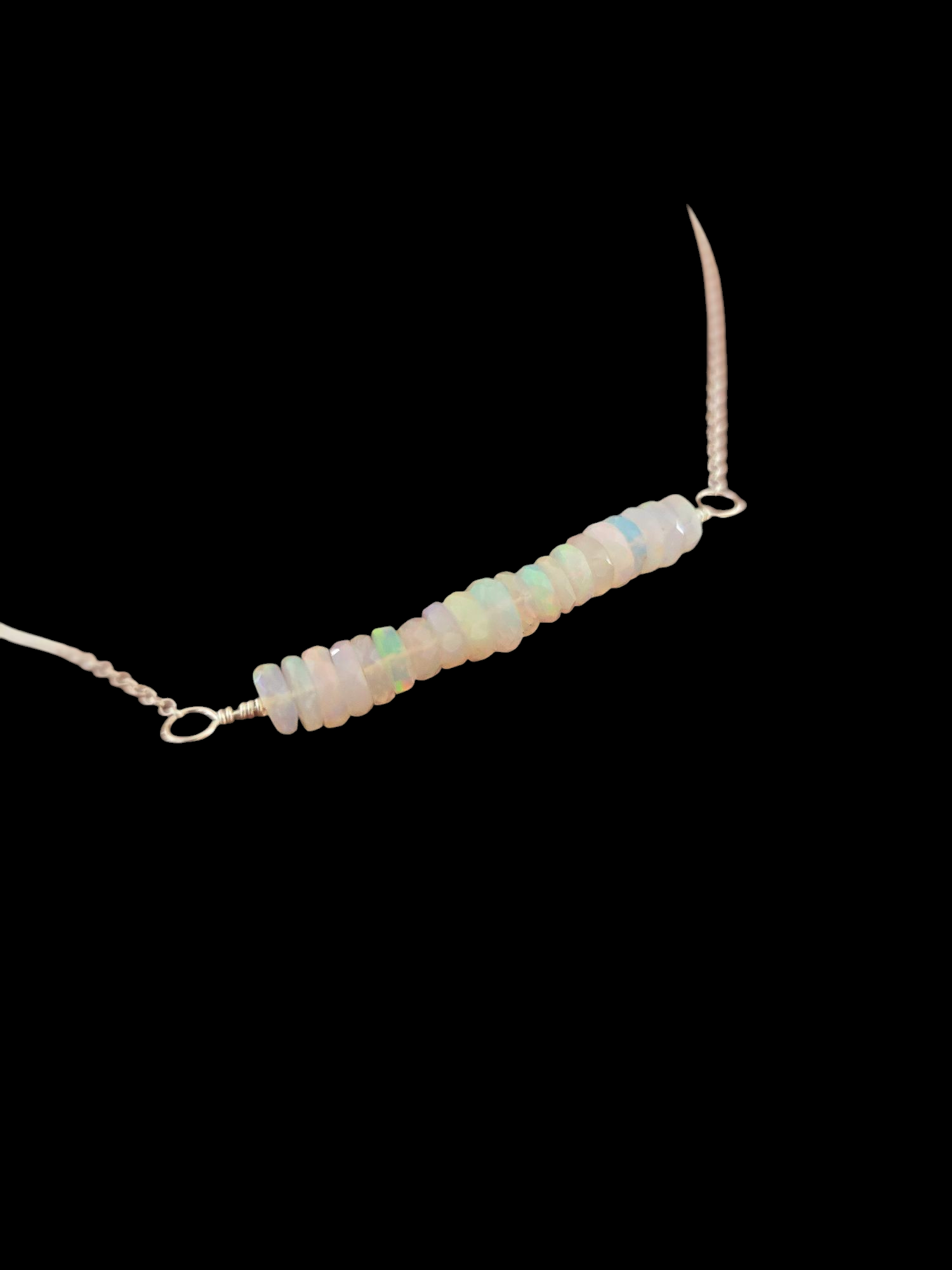 Gem Lounge Jewelry – wholesale Pendant/charm necklace – Welo Opal Bar Necklace2