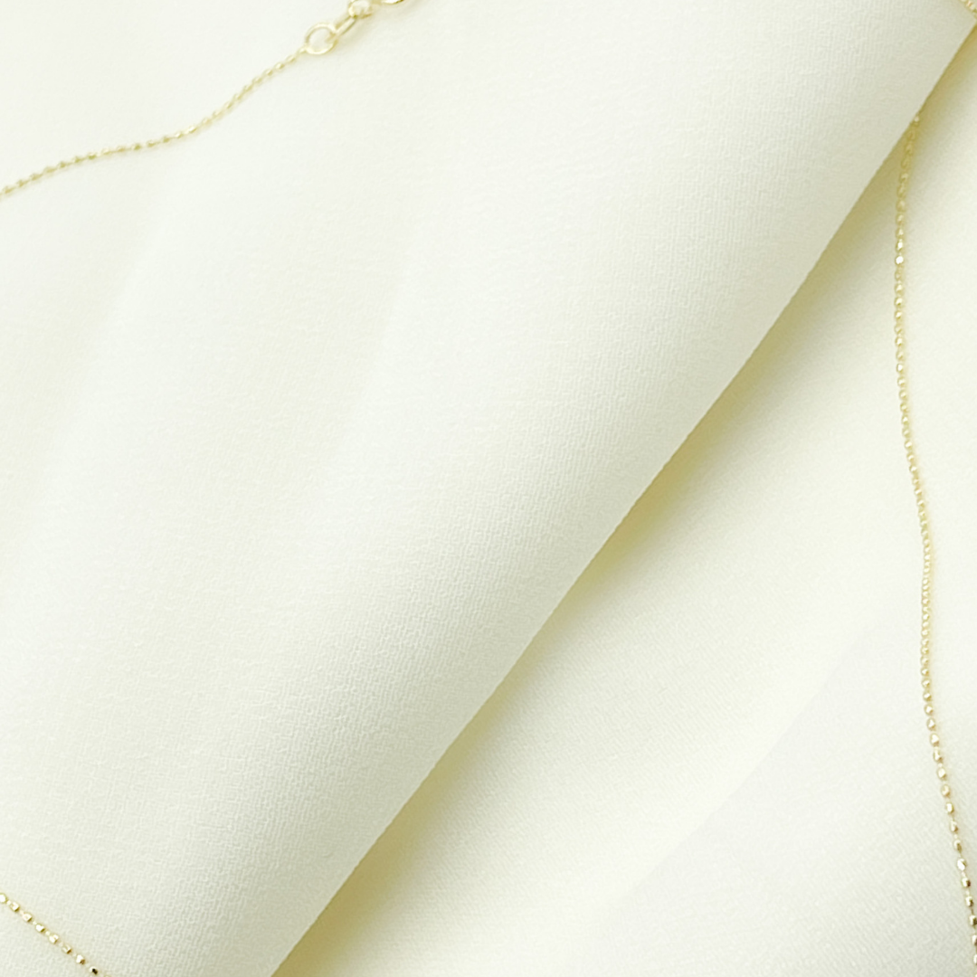 Tresor Jewelry Inc. - Venta al por mayor Collares de cadenas y eslabones - 080CP. Cadena de Bolas de Oro Macizo de 14K2