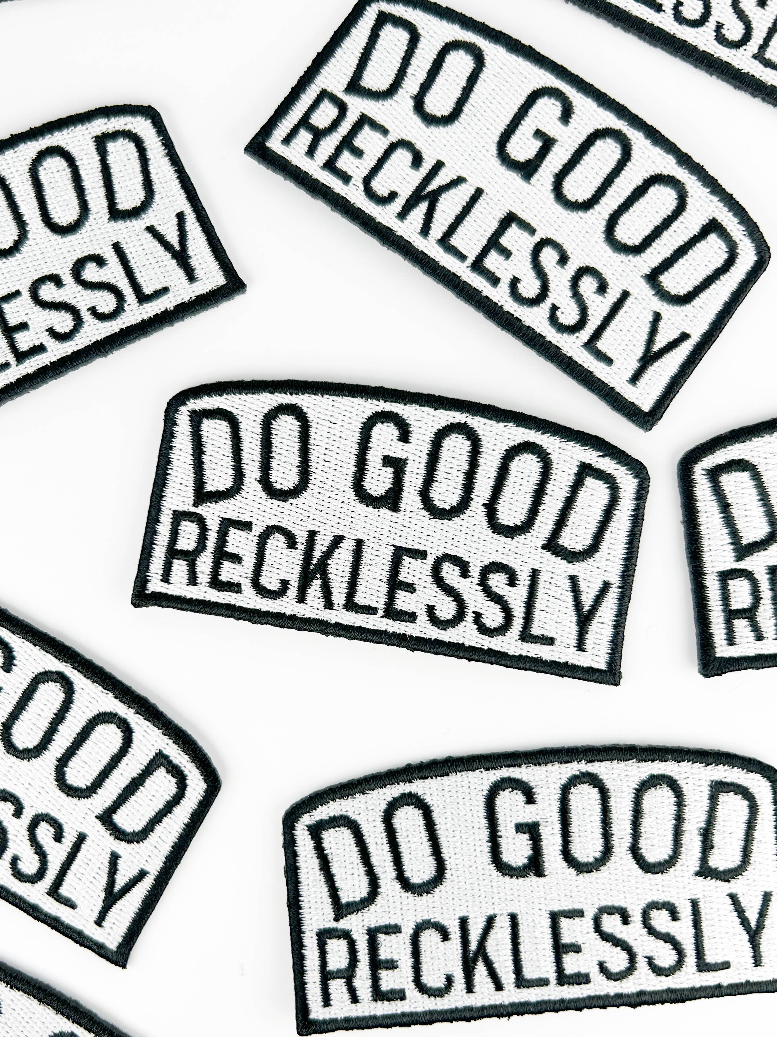 Field Trip Threads - Wholesale Patch - Do Good Recklessly Embroidered Iron-On Patch2