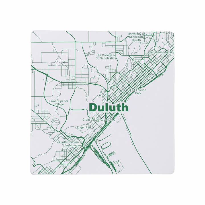 Blue Ridge Mountain Gifts - Wholesale Coasters - Duluth MN - Ceramic Map Coasters - Any Color