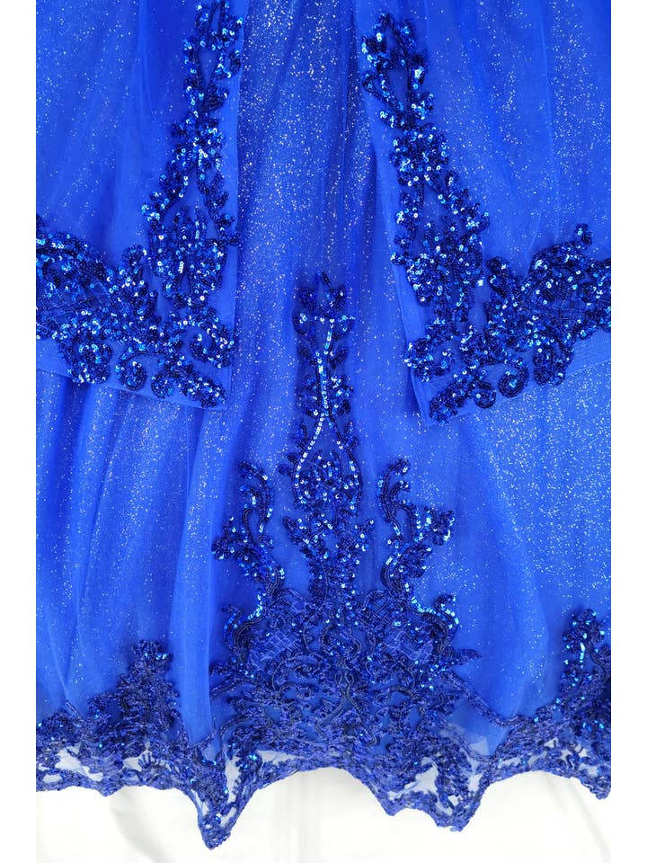 Chicas - Wholesale Dress - Women's - Multilayered Quince Dress With Bow and Sequins CHF306321