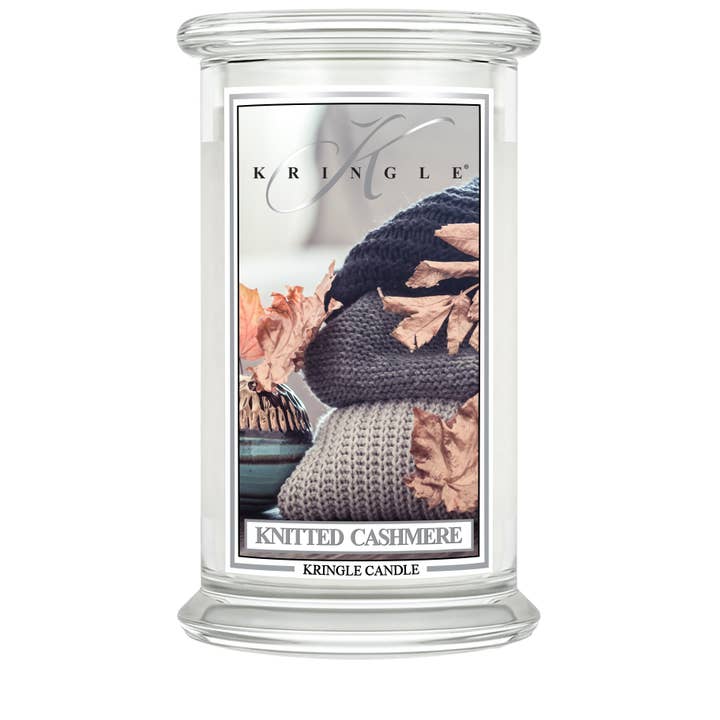 22oz 2W Kringle Classic: Knitted Cashmere for wholesale by Kringle Candle Company