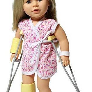 The New York Doll Collection - Vente Accessoire de poupée – enfant - Ensemble de fauteuil roulant pour poupée de 18 pouces avec accessoires2