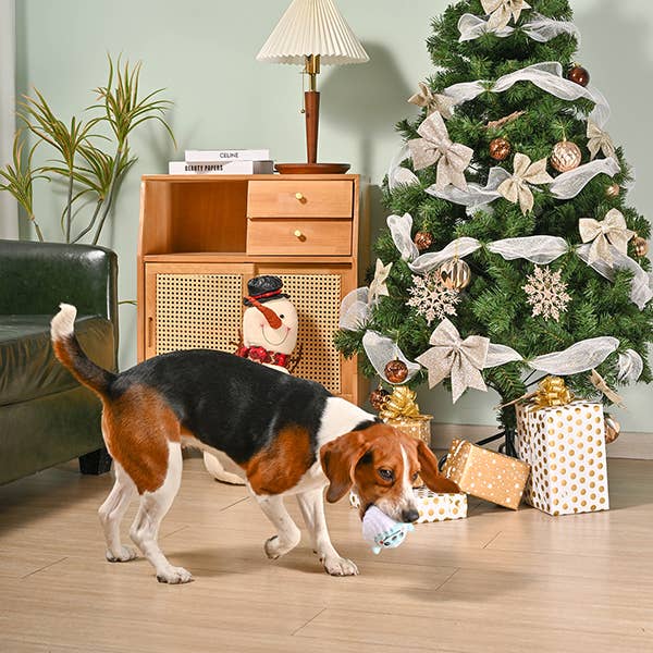 Hugsmart Products Inc - Wholesale Pet Fetch Ball - Dog - HugSmart Pet - Happy Woofmas | Yeti- Dog Ball Toy3