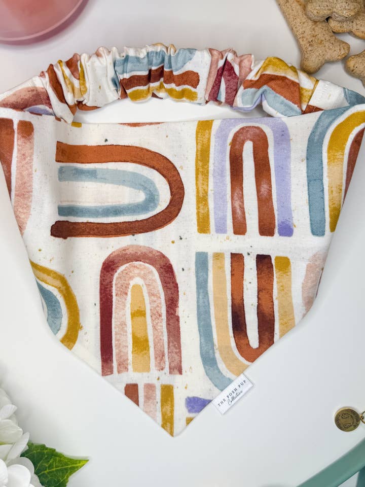 Bandana Sobre el Arcoíris para venta al por mayor de The Posh Pup Collective