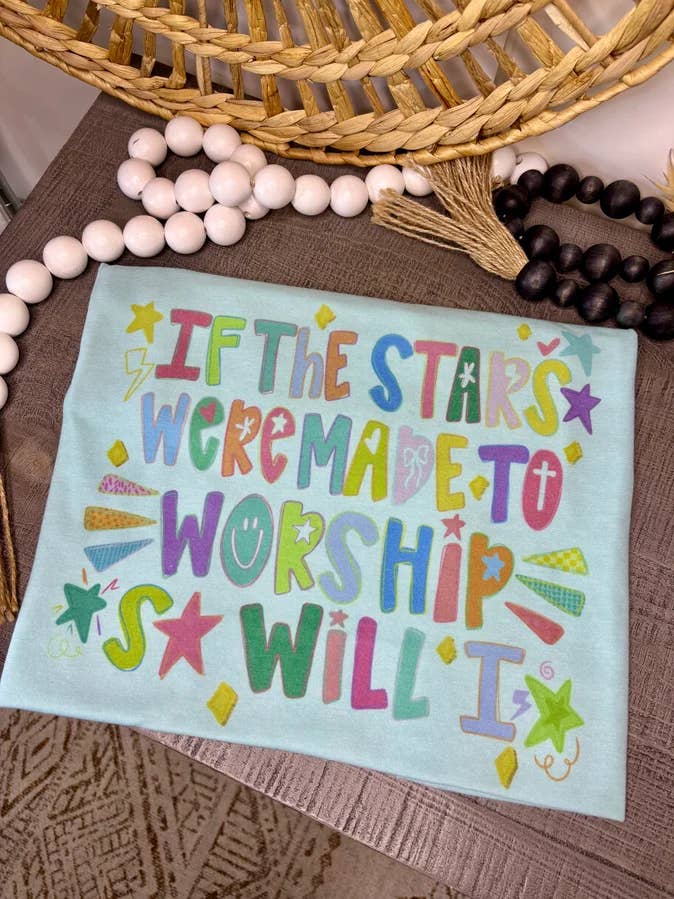 If the Stars Were Made to Worship So Will I (Sub T-Shirt) for wholesale by 1/2 Penny Wholesale