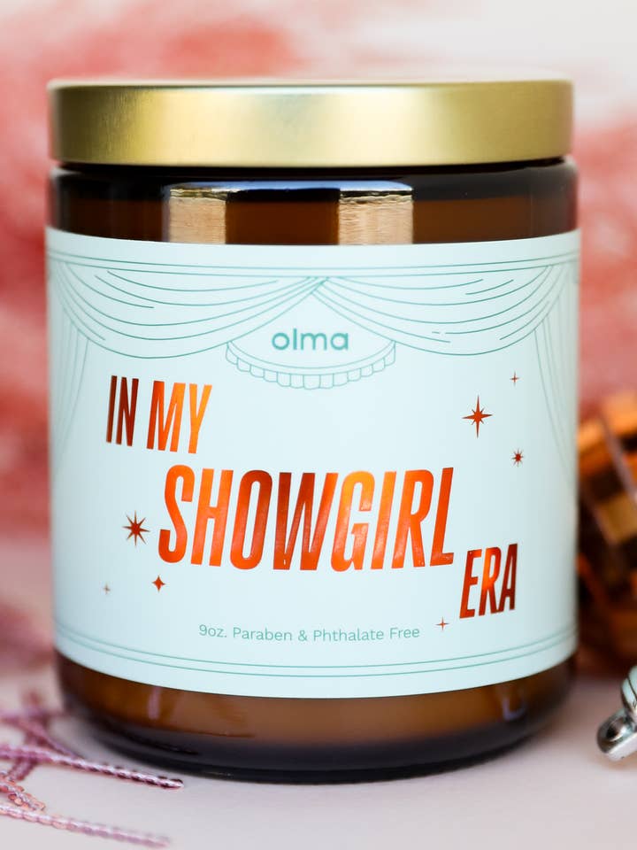 In My Showgirl Era - Music Lover Candles - Amber for wholesale by JaxKelly Candles