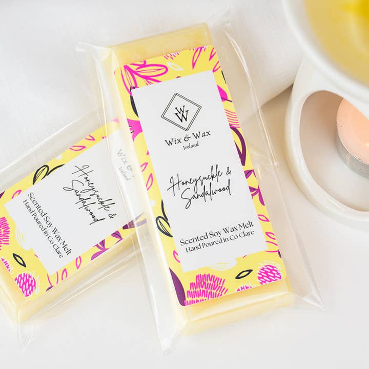 Honeysuckle & Sandalwood Wax Melt for wholesale by Wix & Wax