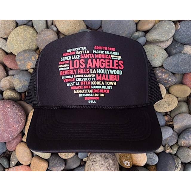Casquette de cœur communautaire Los Angeles pour la vente par Pacific Coast Apparel