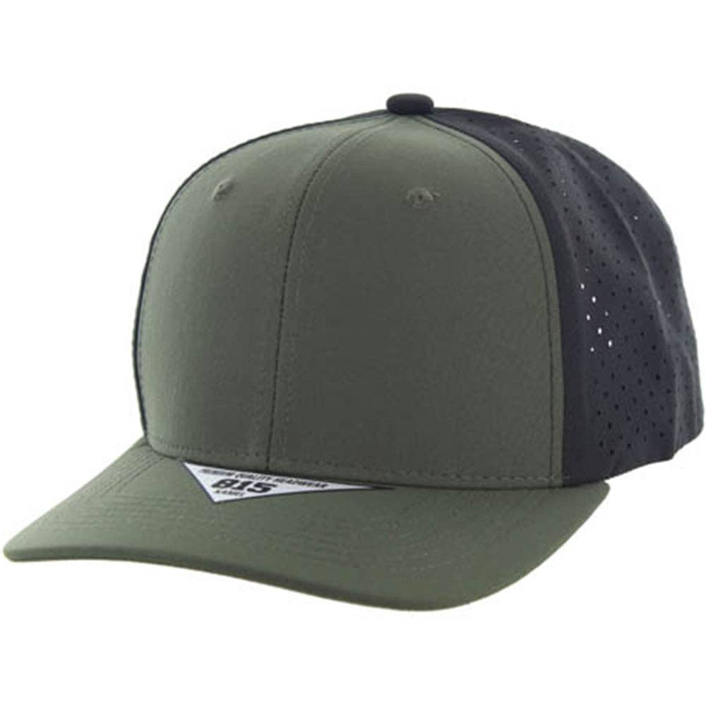 Zion Brand - Wholesale Trucker Hat - Unisex - BLANK 6 PANEL LASERCUT SNAPBACK BALL CAP11
