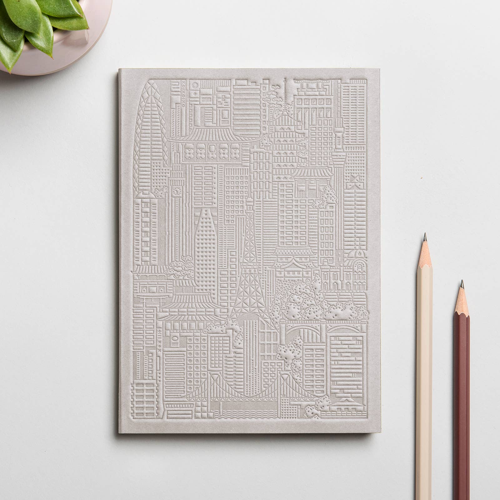 The City Works – Großhandel Notizbücher – The Tokyo Notebook von The City Works – handgeprägtes Notizbuch in B68