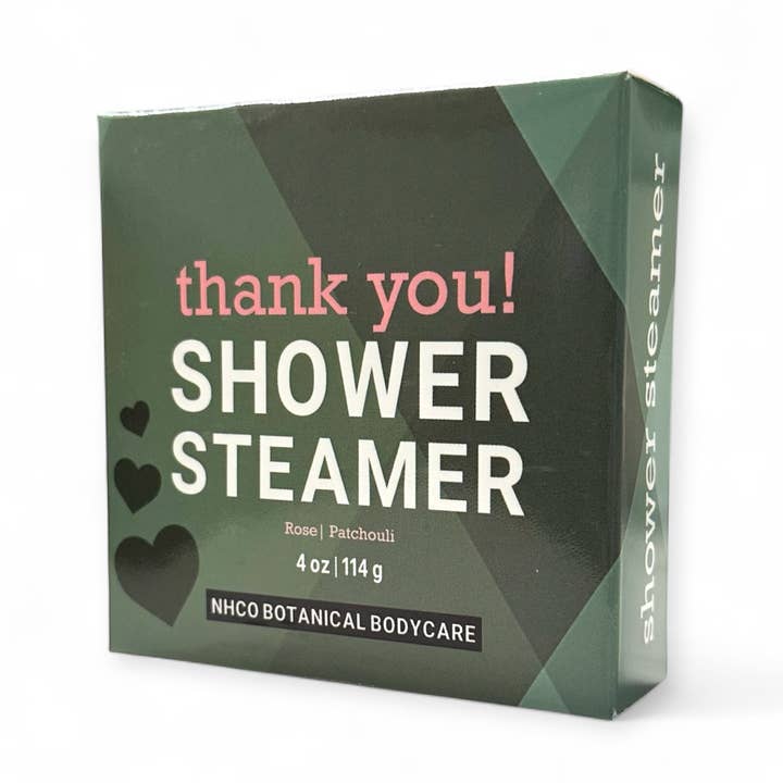 Thank You! Shower Steamer for wholesale by NHCO Botanical Bodycare