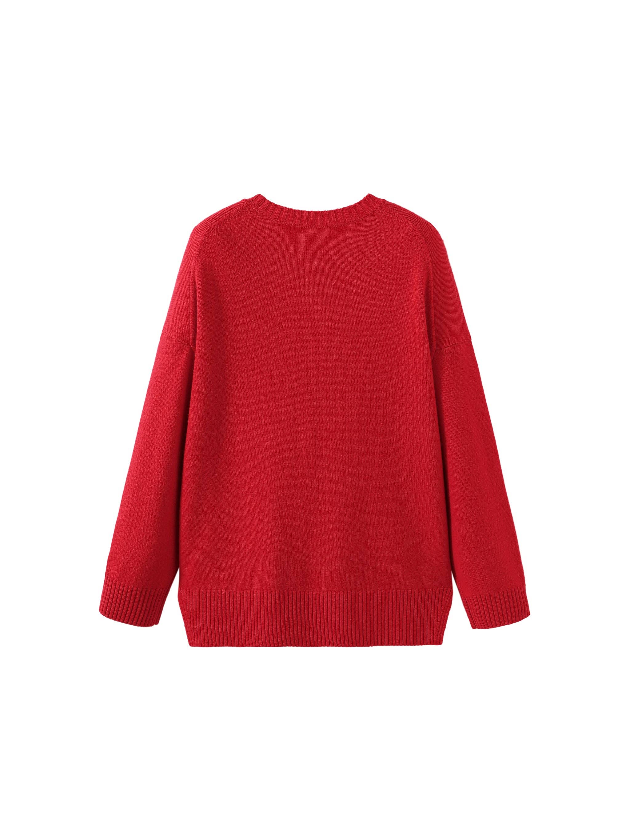 Urlazh – Engroshandel Pullover - Dame – Ambient Red Sweater4