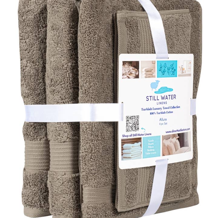 Allure Turkish Towel Collection - Coffee for wholesale on Faire