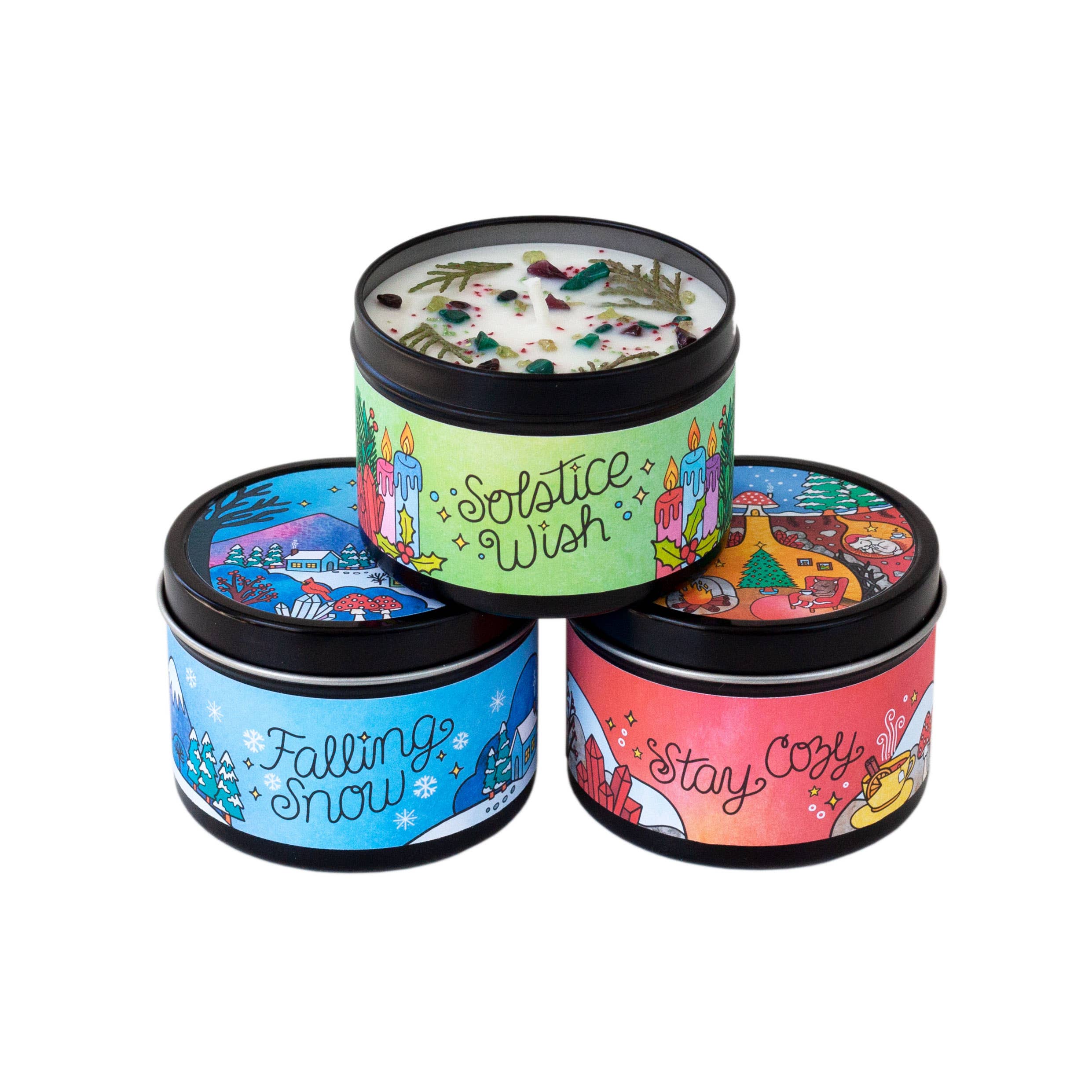 Rachel Beyer - Wholesale Travel Candles - Stay Cozy - Winter Holiday Christmas Candle - Orange Spice4