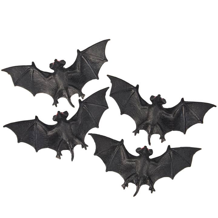 Primitives by Kathy - Wholesale Decorative Tabletop Object - Black Flying Bat Set2