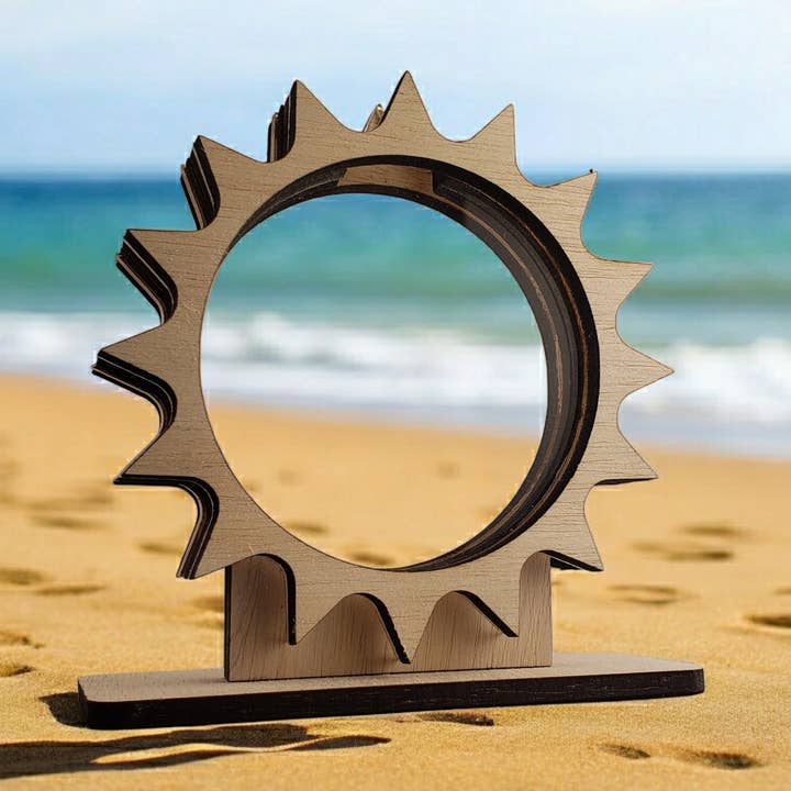 Esposizione in Scatola d'Ombra con Vetro di Mare al Sole 4 Stili per la vendita all'ingrosso da parte di Sea Glass Displays