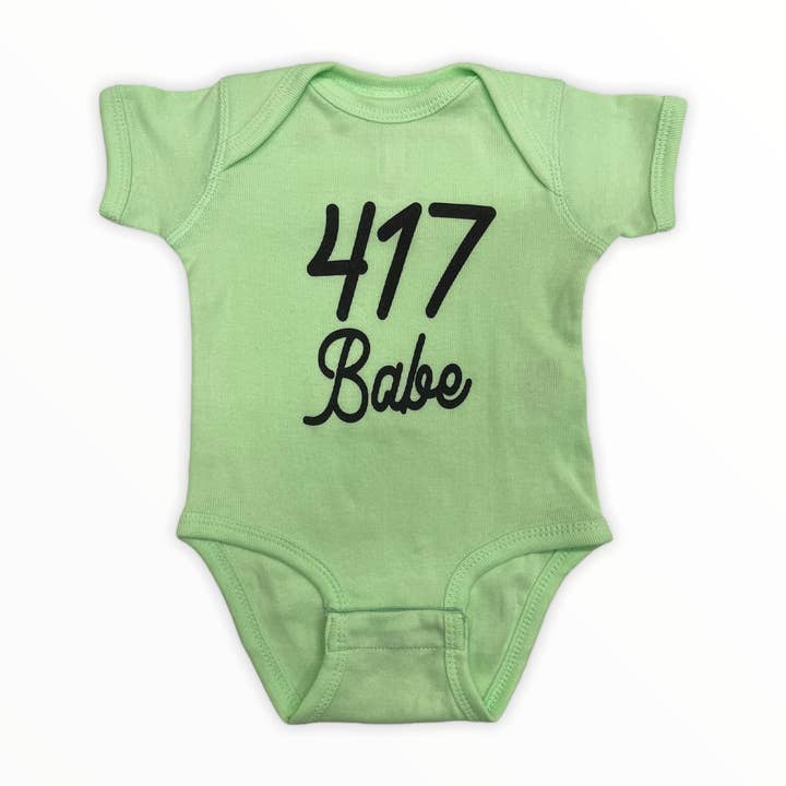 417 Babe Onesie - Mint for wholesale by 5 Pound Apparel