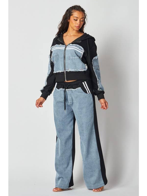 Black Trendy two-piece Set for wholesale on Faire