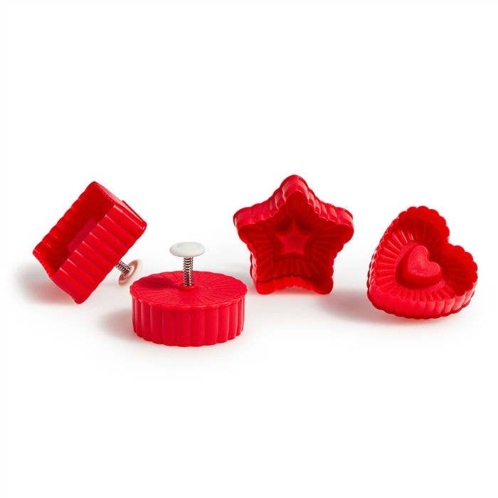 HIC - Harold Import Co. - Wholesale Kitchen Tool/Gadget - King Arthur Thumbprint Cookie Cutters 4-Piece Set0