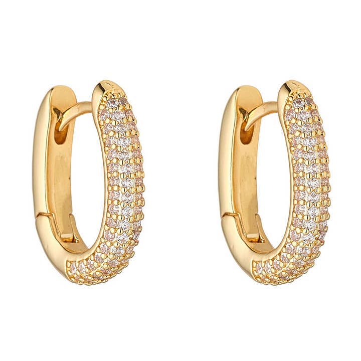 Pendientes Emilia Gold para venta al por mayor de Knight & Day Jewellery