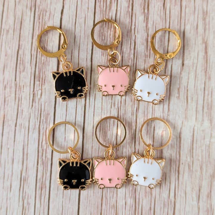Hello Kim - Kim Chui - Wholesale Knitting/Crochet Supplies - Little Cats #5 - Mix of Closed and Removable Rings11
