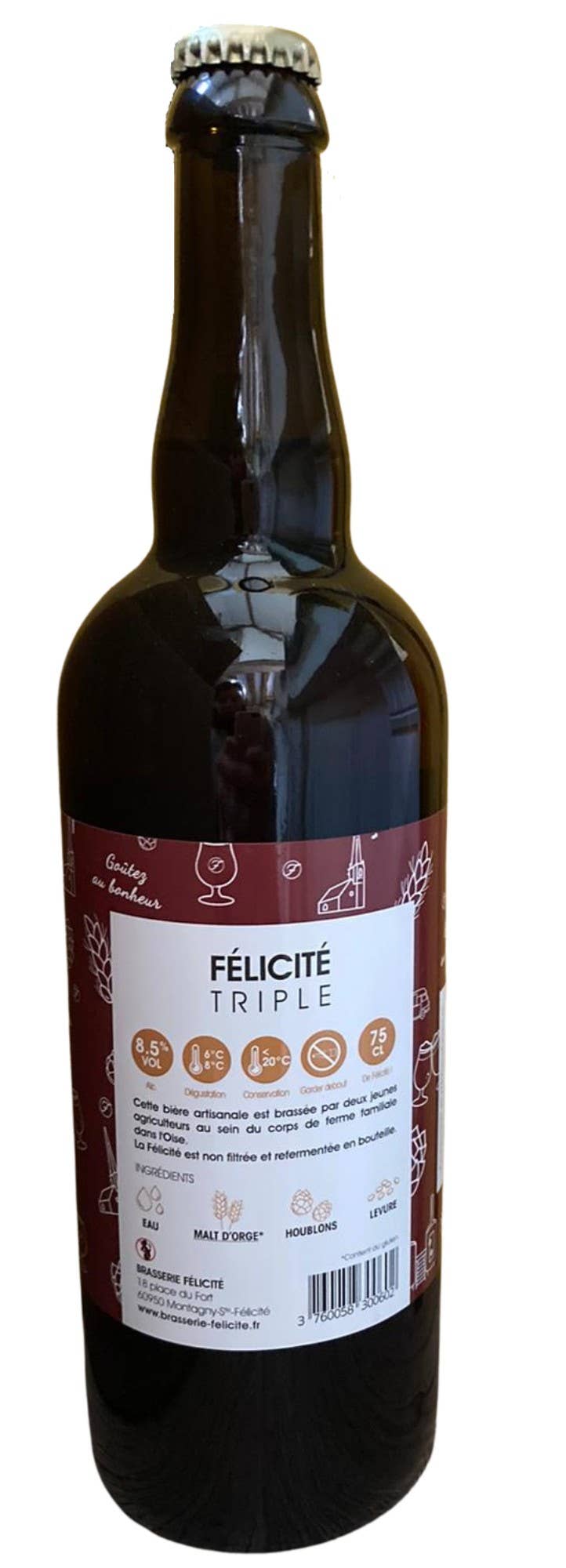 Brasserie Félicité - Wholesale Bier - Félicité Tripel Bier 75Cl1