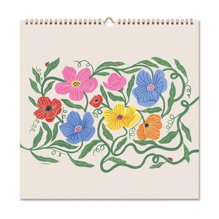 Seedlings - Wholesale Calendar - 2026 Seedlings Garden Party 12 Month Classic Grid Calendar1