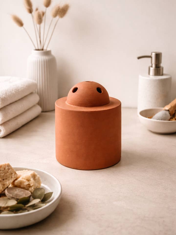 DOME Vase – Red Clay for wholesale by Enoceramics