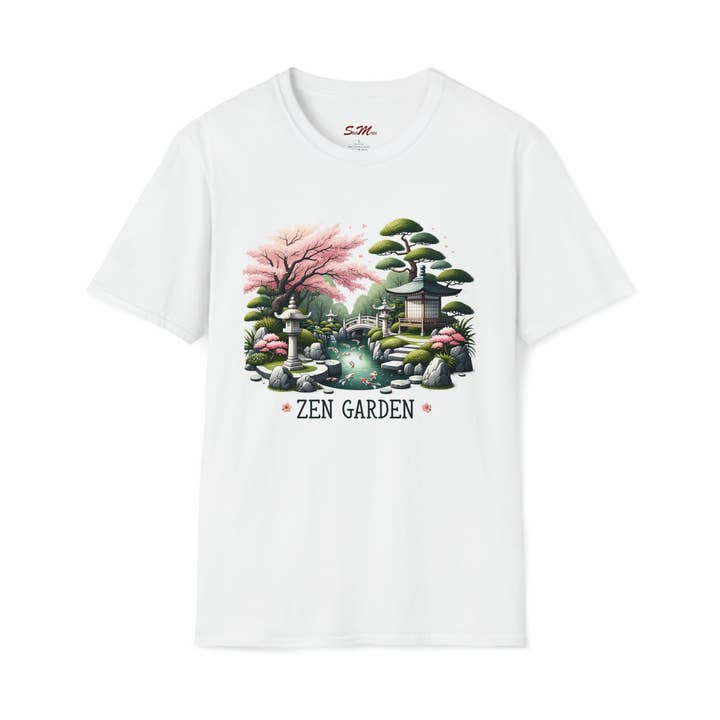 ZEN GARDEN Unisex Softstyle T-Shirt for wholesale by StickMuze