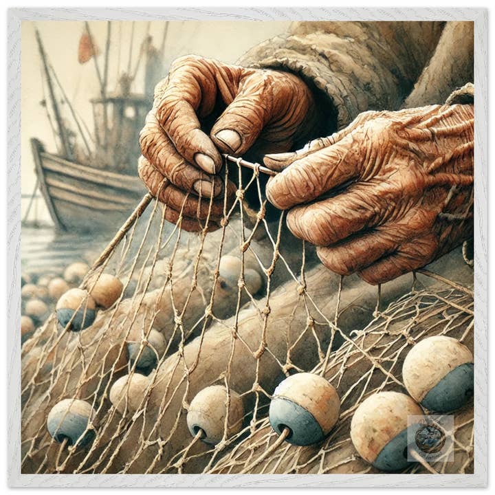 The Weaver’s Hands: A Fisherwoman’s Craft for wholesale by Driftwood Creations
