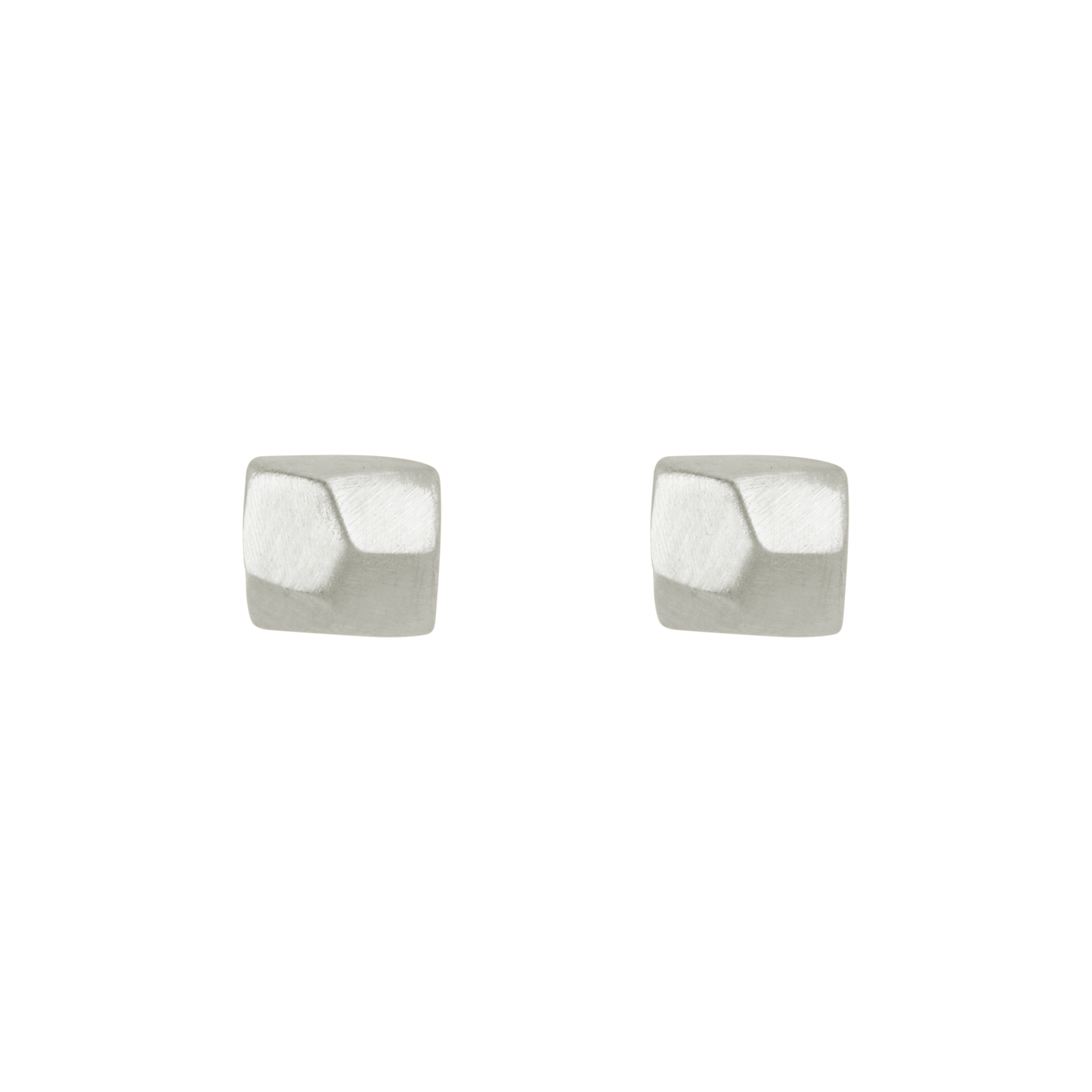 Philippa Roberts - Wholesale Stud/Post Earrings - Faceted Square Posts Earrings in Silver or Vermeil0