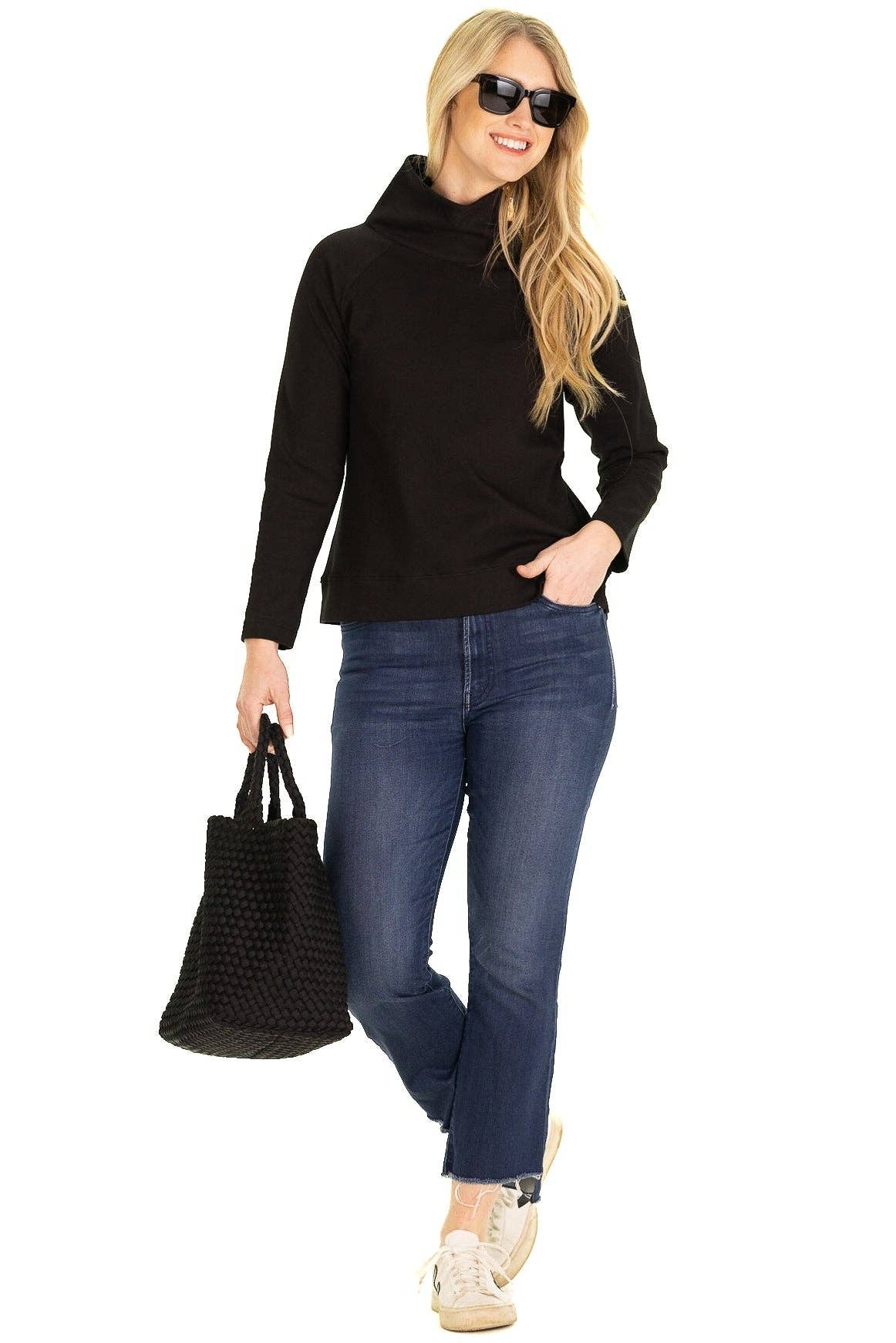 Duffield Lane – Engroshandel Sweatshirt - Dame – Bowen Sweatshirt i sort0