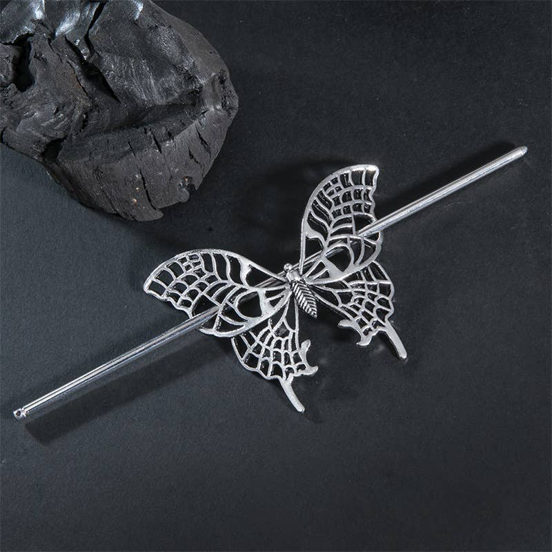 Tourtiwi - Wholesale Hair Pin - Vintage Cutout Butterfly Hair Sticks2